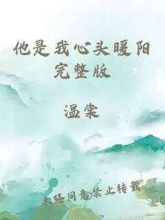 他是我心头暖阳完整版